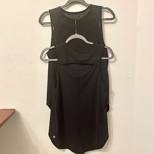Two Lulu lemon tanks. Perfect condition wore only a few times. Size 6